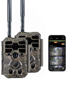 2X Lovska kamera GARDEPRO X80 PRO GPS LIVE SONY STARVIS 64MP 4G  - posebna LIVE VIEW verzija z GPS in SONY senzorjem - Odklenjen SIM
