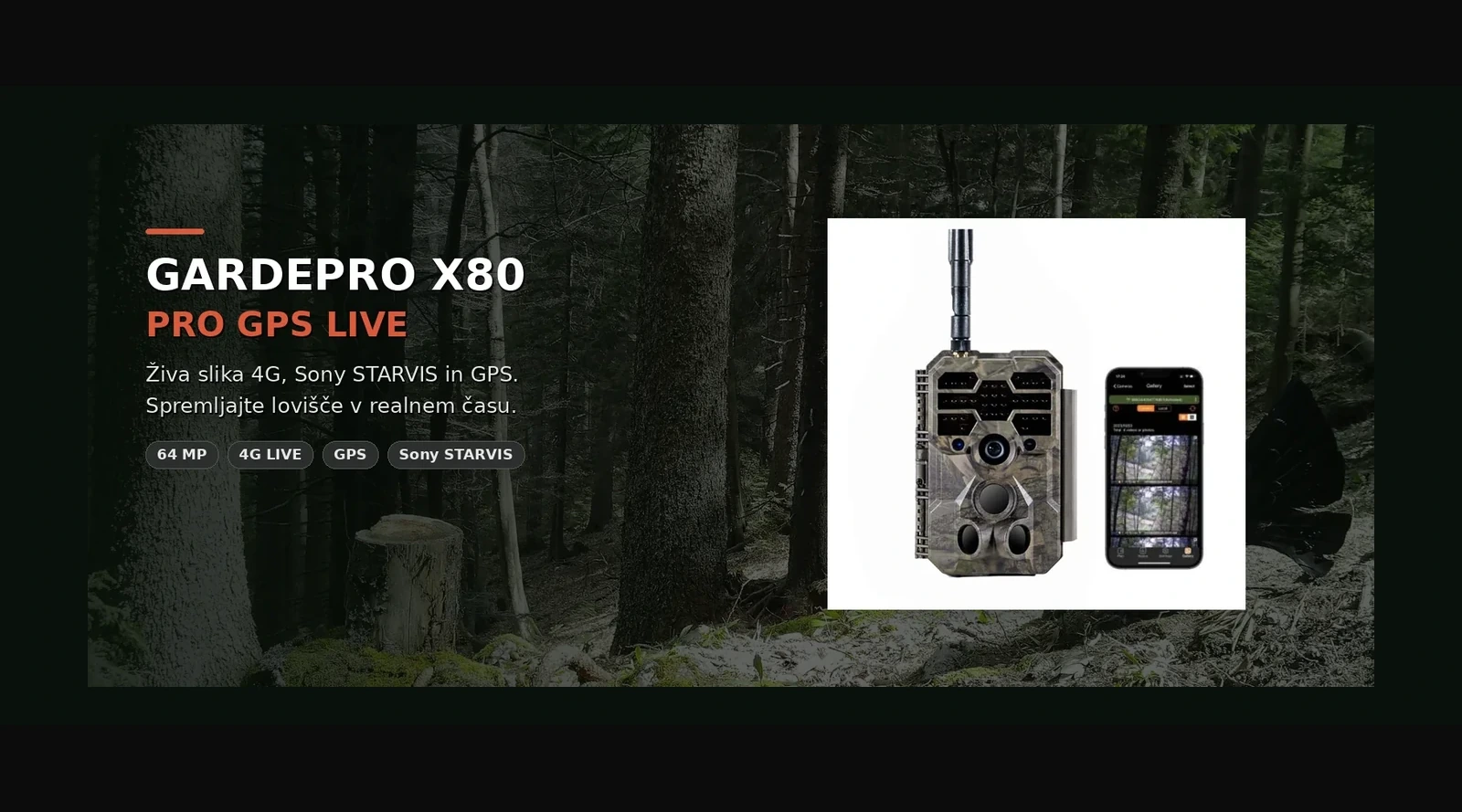Lovska kamera Gardepro X80