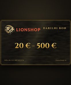 Darilni bon Lionshop od 20 € do 500 €
